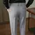 Imagem do Outono/inverno novo cinza calças de lã masculina moda casual calças lixadas
