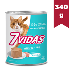 LATA SIETE VIDAS GATO ADULTO x 340g - comprar online