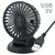 MINI VENTILADOR PARA VEHICULO CON BASE AJUSTABLE Y ROTACION 180° USB