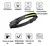 Lámpara De Cabeza Led Cob Recargable Negro Con Sensor Luz Blanca en internet