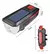 luz led para bicicleta carga solar y usb con claxon - comprar en línea