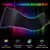 Mouse Pad Antideslizante Gamer Profesional Luz Led Base Goma Color Negro - tienda en línea