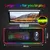 Mouse Pad Antideslizante Gamer Profesional Luz Led Base Goma Color Negro - comprar en línea