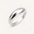 Anillo kate de lujo liso en oro de 18k y baño de rodio blanco no - comprar online