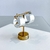 Aretes argolla con banda chapado en plata 925 - comprar online