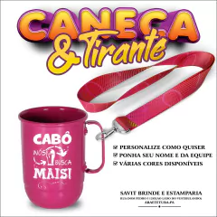 Canecas de alumínio e tirante - savit