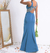 Vestido com Faixa em Strass Azul - Fiore by Jess