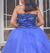 Vestido Debutante Azul Royal
