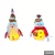 ENFEITE BONECOS XADREZ C/LED 12CM X25CM
