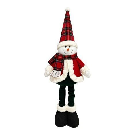 Enfeite de Natal em Pe Xadrez Vd/vm 75cm Pernas Extensoras
