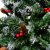 ARVORE DE NATAL NEVADA C/CEREJAS E PINHAS C/606 GALHOS 1,50M - comprar online