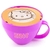 F0142-3 HELLO KITTY XICARA CAPPUCINO COM SURPRESA