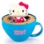 F0142-3 HELLO KITTY XICARA CAPPUCINO COM SURPRESA - loja online