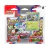 JGS BRINQ CARTON - POKEMON EV1 - BLISTER TRIPLO - ESCARLATE E VIOLETA - CERTIFICADO FSC