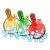 KIT BOLHA DE SABAO COM CHEIRO FRUTAS SORT - comprar online