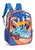 MOCHILA AZUL UN HOTWHEELS
