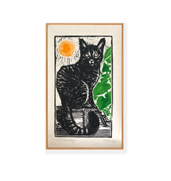 Linoleogravura O Gato