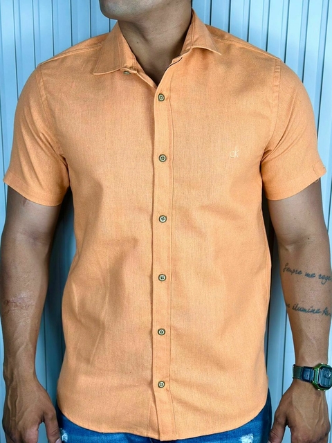 SOCIAL M. CURTA CALVIN KLEIN - linho