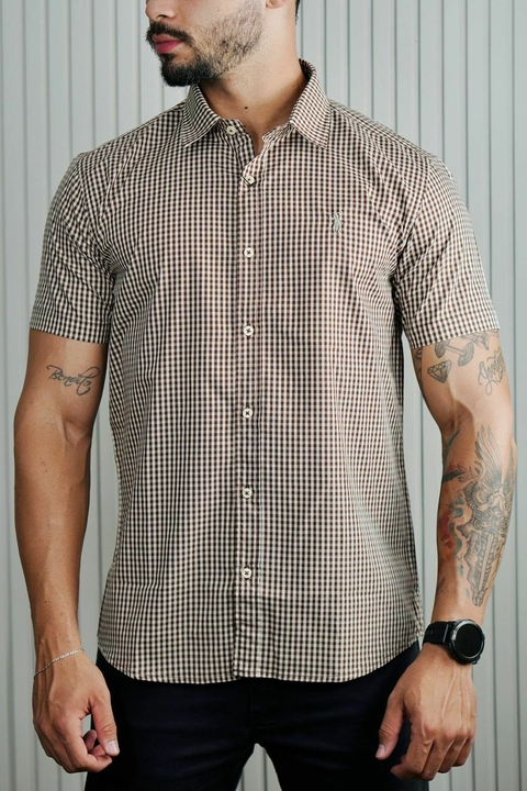 SOCIAL M. CURTA RALPH LAUREN MICRO XADREZ - comprar online