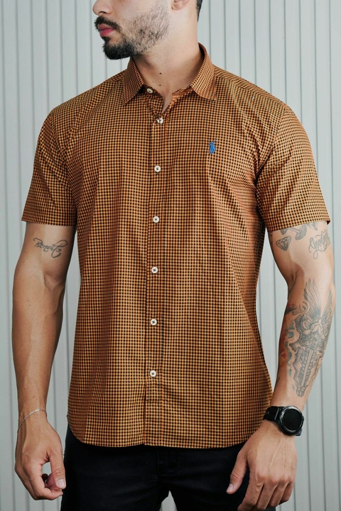 SOCIAL M. CURTA RALPH LAUREN MICRO XADREZ - comprar online