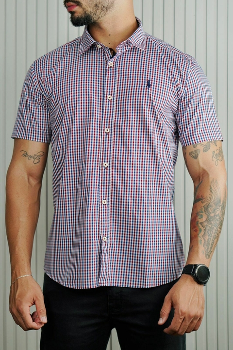 SOCIAL M. CURTA RALPH LAUREN MICRO XADREZ - comprar online