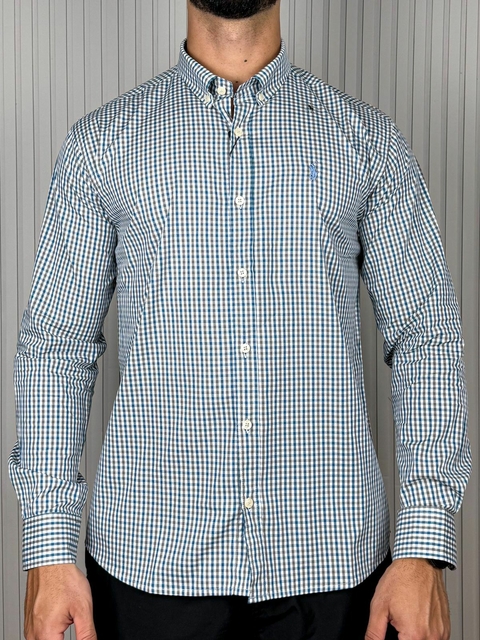 SOCIAL M. LONGA RALPH LAUREN MICRO XADREZ - comprar online