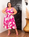 Vestido Florido Rosa