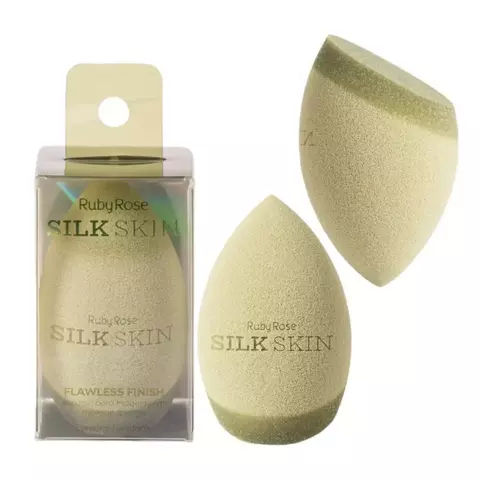 Esponja Para Maquiagem Flawless Finish Silk Skin Ruby Rose HBA7002