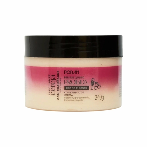 Esfoliante Corporal Porán 240g - Cereja Com Champagne