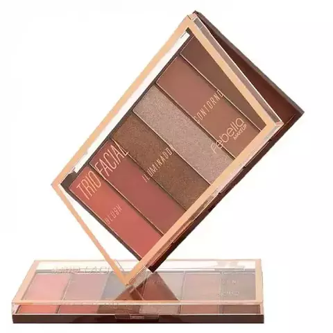 Trio Facial Febella Blush Iluminador e Contorno MU5011