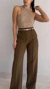 Calça Alfaiataria Wide leg Verde Adventure - comprar online