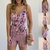 Imagem do Macacão Estampado Moda Verão Casual Fino