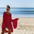 Saída de Praia Sexy Transparente com Malha de Crochê - comprar online