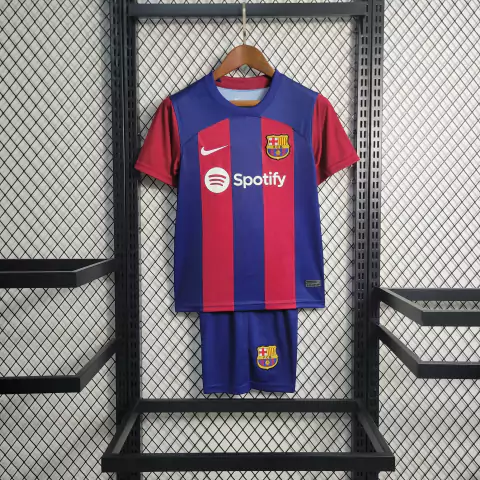 Kit Infantil Nike - Barcelona Home 2023/24