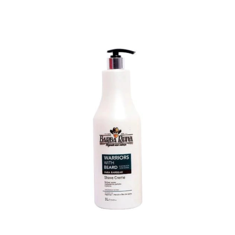SHAVE CREME WARRIORS WITH BEARD BARBA RUIVA 1L