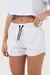 Shorts Tactel Feminino Streetwear - Branco na internet