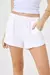 Short Moletinho Feminino - Branco na internet