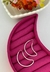 Brinco argola coração