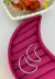 Brinco argola coração