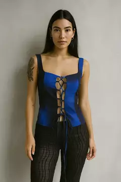 TOP SEDA TIRAS ADELANTE - comprar online