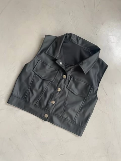 Chaleco Cuerina Cargo - comprar online