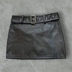 Pollera Cuerina Hebilla