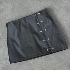 Pollera Cuerina ojalillos