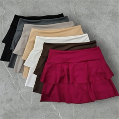 Pollera Microfibra Volado