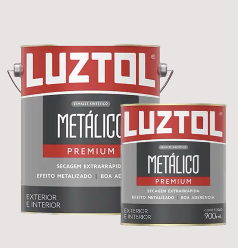 Esmalte Sintético Premium Metálico - LUZTOL Emb. 0,9L e 3,6L