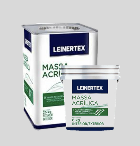 Massa Acrílica - Leinertex Emb. 1,5kg, 6kg e 25kg