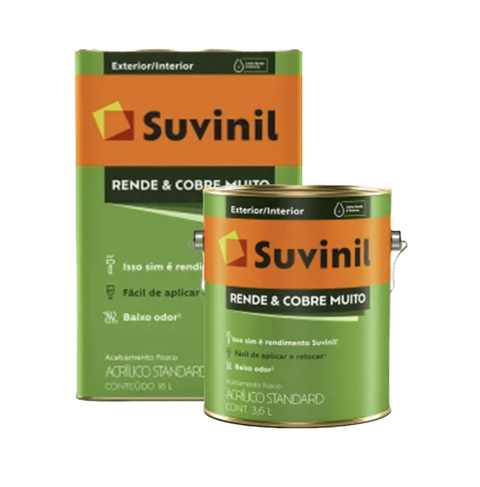 Rende e cobre muito gelo - Suvinil EMB. de 3,6L e 18L