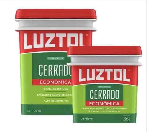 Tinta Acrílica Econômica Cerrado Fosco - LUZTOL Emb. 3,6L e 18L