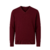 Sweater cuello V BORDO - comprar online