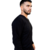 Sweater cuello V NEGRO - tienda online